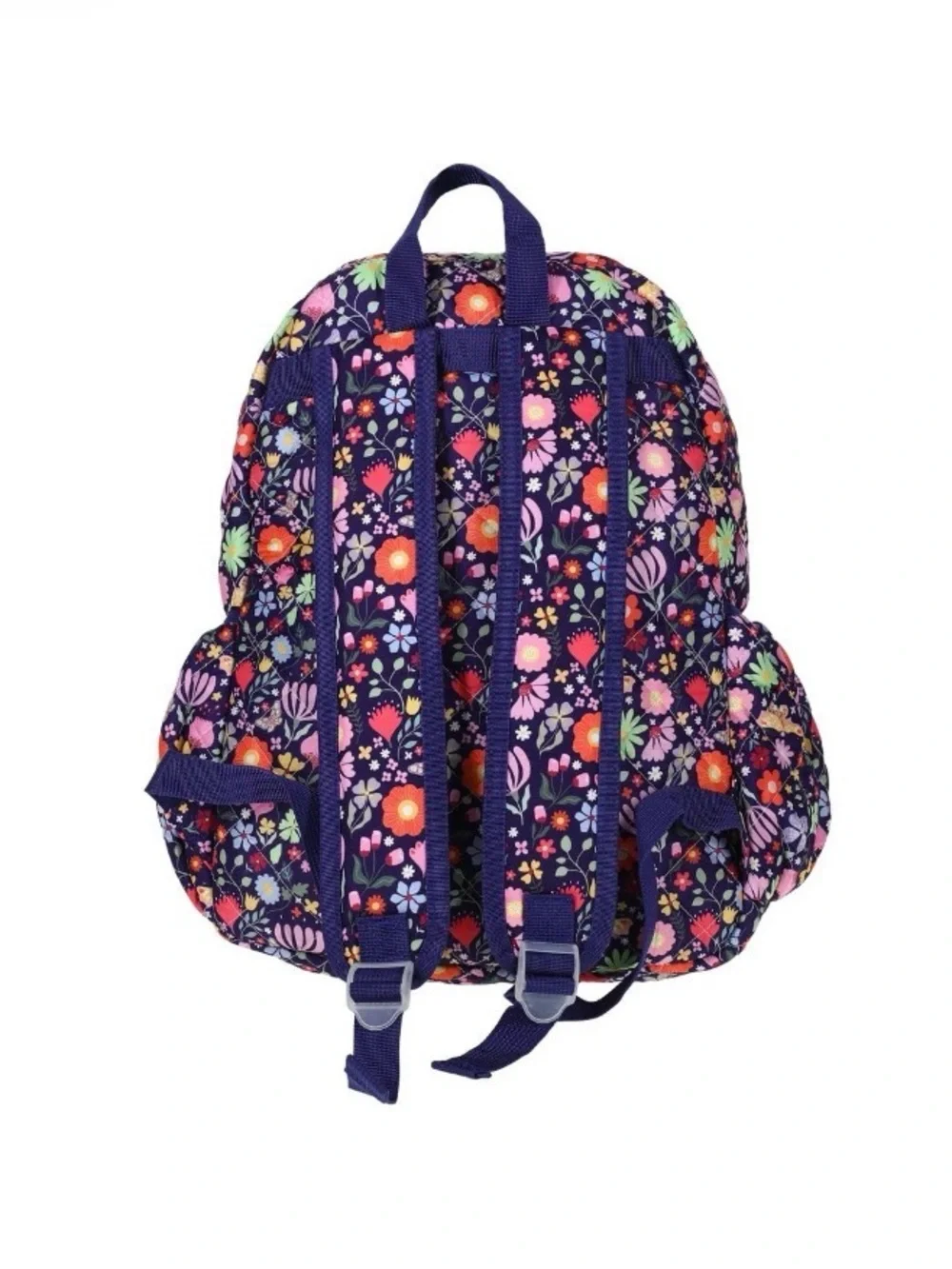 Kids Floral Backpack - Purple - Unbranded